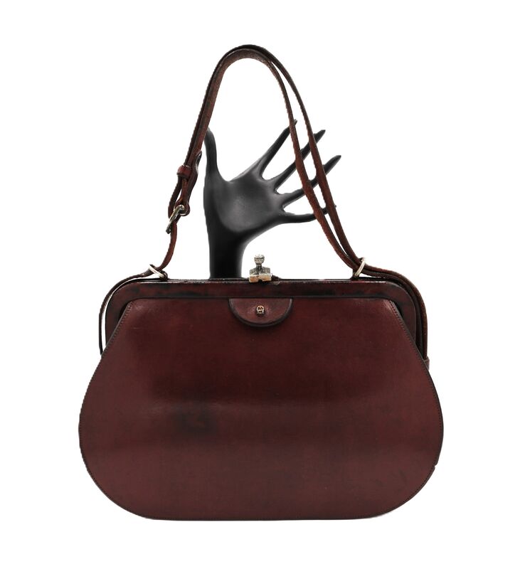 Vintage - ETIENNE AIGNER - Red Heavy Leather Handbag - Mid Century - product images  of 