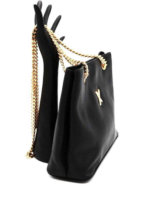 Vintage - PALOMA PICASSO - Black Leather Shoulder Cross Body Bag - ITALY - product images  of 