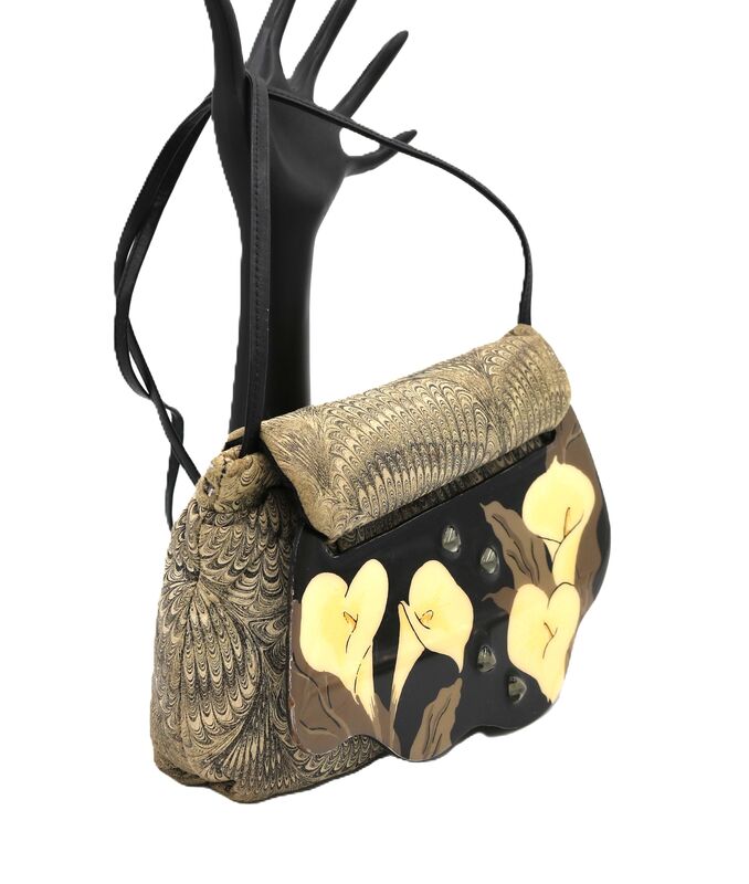 Vintage - MOON BAGS - Patricia Smith Fabric Clutch Shoulder Bag - RETRO - 80s- - product images  of 