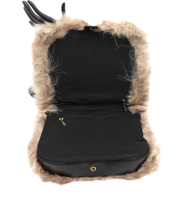 Vintage - GRETA - Blond Fox Fur handbag Purse Muff - Mid Century - product images  of 