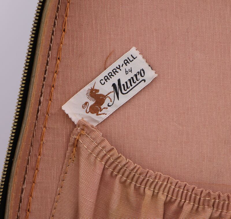 Vintage - MUNRO - Tapestry Carry-All Suitcase Luggage - Mid Century - 60s-70s - product images  of 
