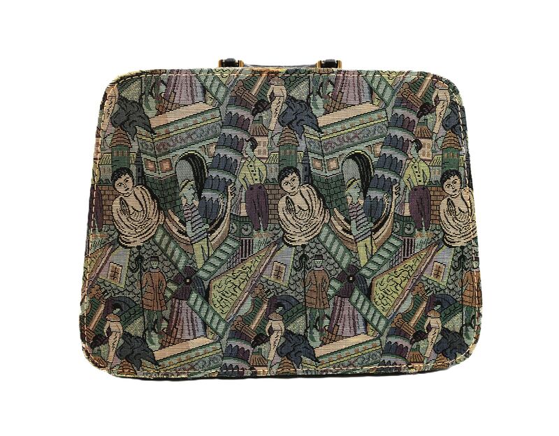Vintage - MUNRO - Tapestry Carry-All Suitcase Luggage - Mid Century - 60s-70s - product images  of 