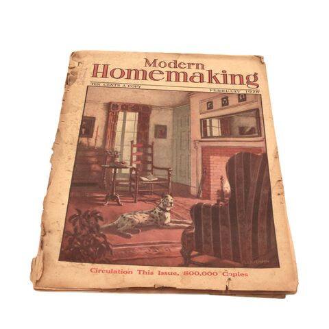 Vintage,-,MODERN,HOMEMAKING,Magazine,February,1928,Modern Homemaking, magazine, retro, vintage, paper, 1928, advertisement, 