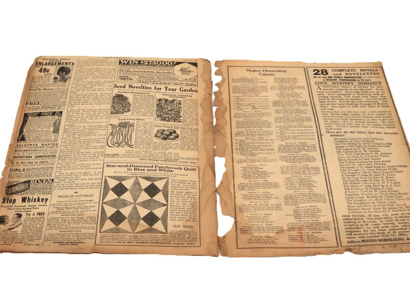 Vintage - MODERN HOMEMAKING - Magazine - February 1928 - product images  of 