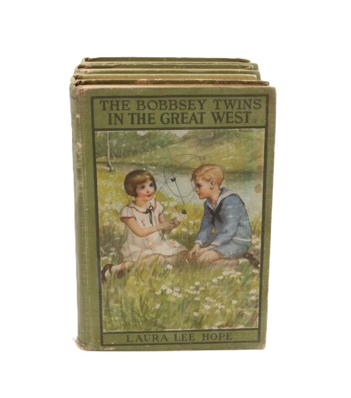 Antique Childrens Books - Meadow-Brook Girls - Bobbsey Twins - Lot of 4 - product images  of 