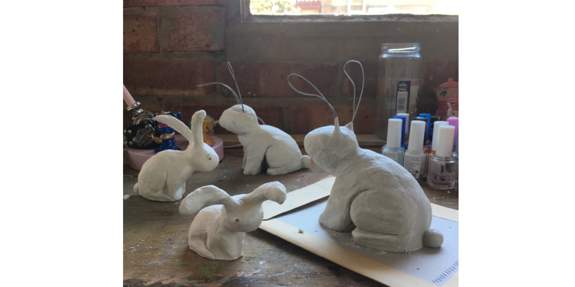 BUNNY SCULPTURES