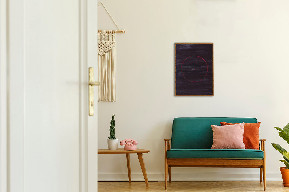 Crimson Circle Fine Art Print - product images  of 