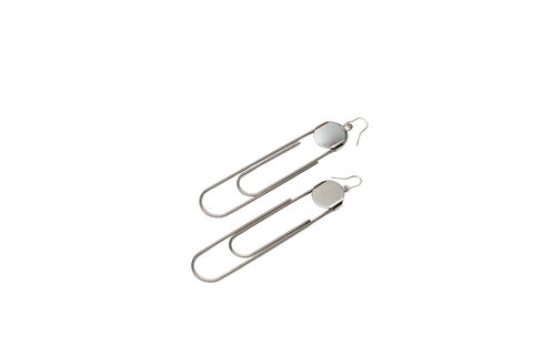Sterling,Clip,Earring,Sterling silver, recycled, sustainable, earrings