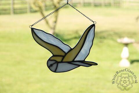 Owl,Flying,Barn,Suncatcher, Gift, Home Decoration, Flying Bird, Barn Owl