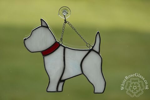 Westie,Puppy,Dog,Hanger,-,Large,Suncatcher, Hanger, Gift, Home Decoration, Dog, Puppy, Westie