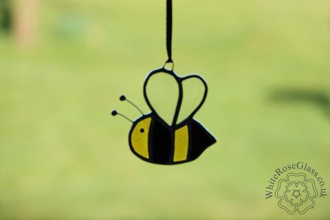 Bee,Small,Bumble,(Antenna),Suncatcher, Gift, Home Decoration, Bee