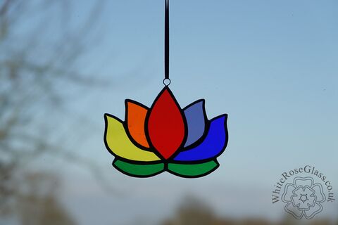 Lotus,Flower,Suncatcher,-,Rainbow, Gift, Home Decoration, Lotus Flower, Lily, Rainbow
