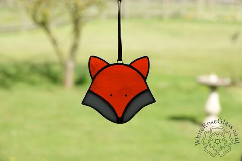Fox,Head,Suncatcher, Hanger, Gift, Home Decoration, Fox Head, Wildlife