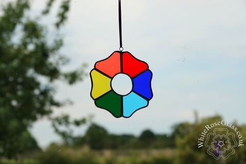 Petal,Wheel,Rainbow,stained glass, gift, decoration, suncatcher, rainbow, petals