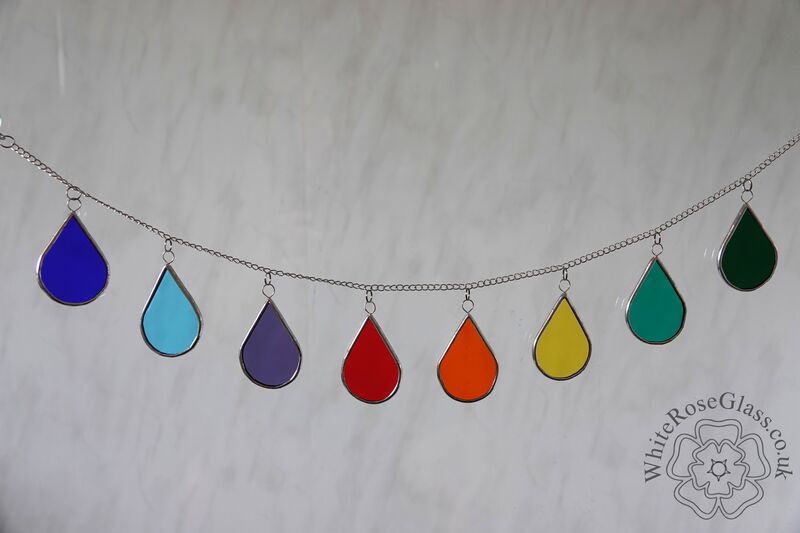 Teardrops - Rainbow Bunting - product image  