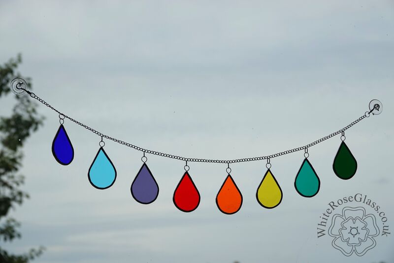 Teardrops - Rainbow Bunting - product image  