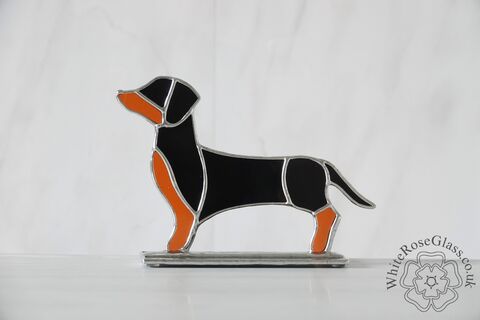 Freestanding,Dog,Dachshund,Suncatcher, Gift, Home Decoration, Dogs, Puppy, Dachshund, Sausage Dog