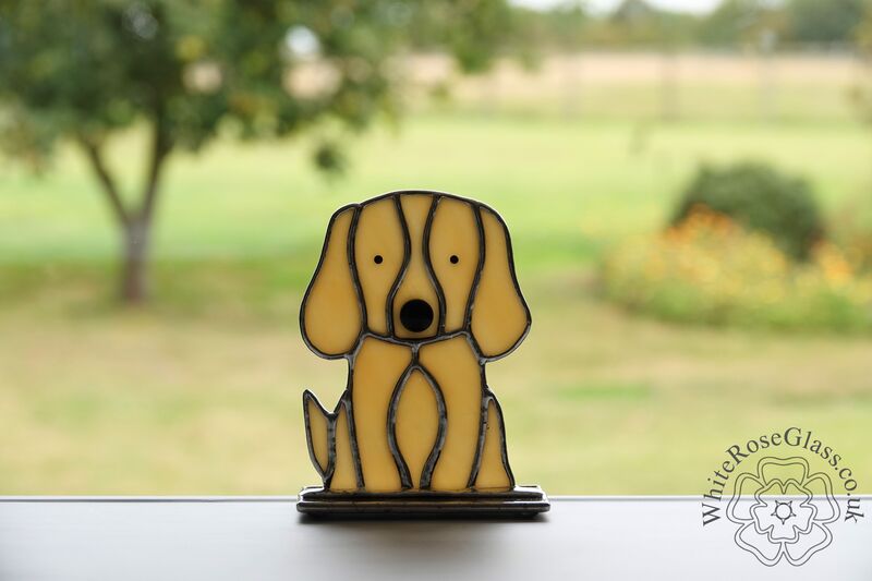 Freestanding Sitting Dog - Golden - product image  