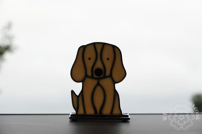 Freestanding Sitting Dog - Golden - product image  