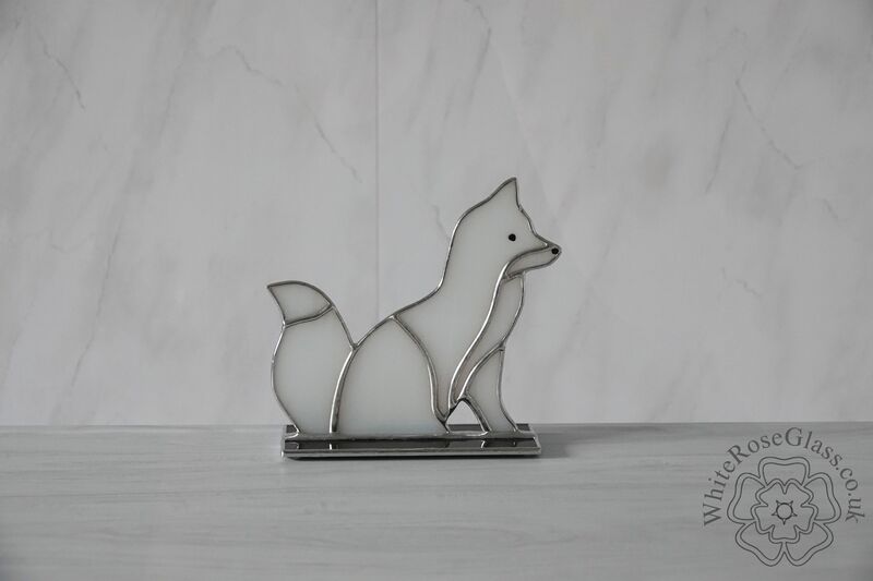 Freestanding Side Sitting Arctic Fox - product image  