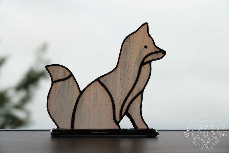 Freestanding Side Sitting Arctic Fox - product image  