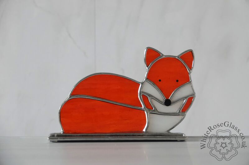 Freestanding Curled Up Fox - product image  