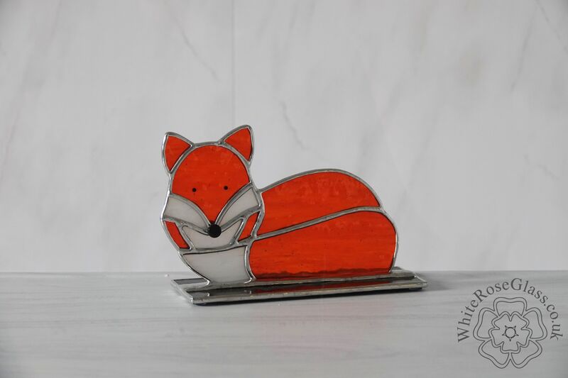Freestanding Curled Up Fox - product image  
