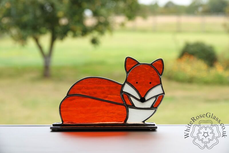Freestanding Curled Up Fox - product image  