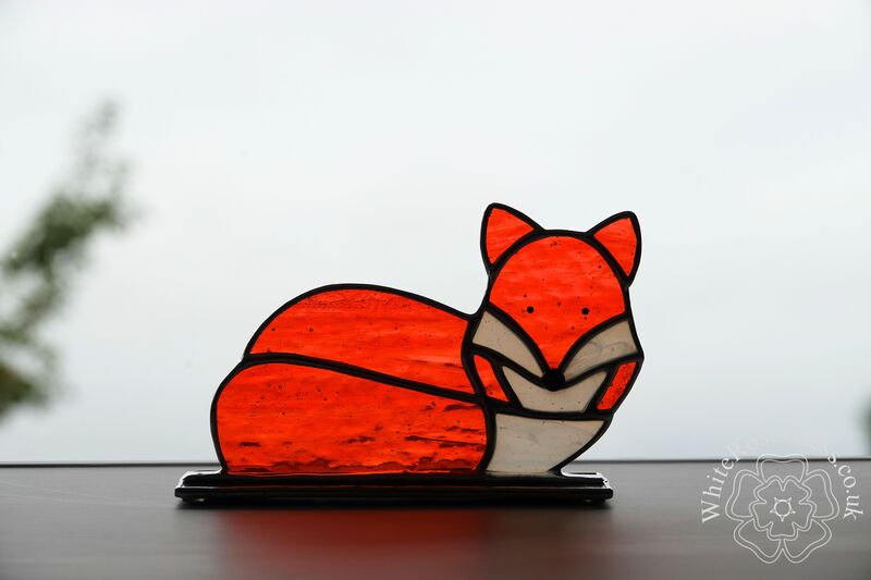 Freestanding Curled Up Fox - product image  