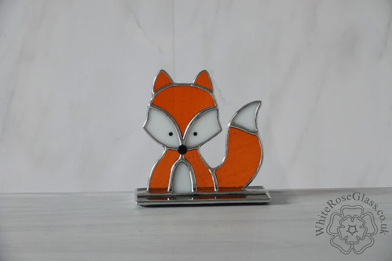 Freestanding Small Cartoon Sitting Fox  - product image  