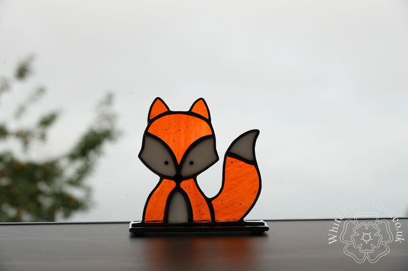 Freestanding Small Cartoon Sitting Fox  - product image  