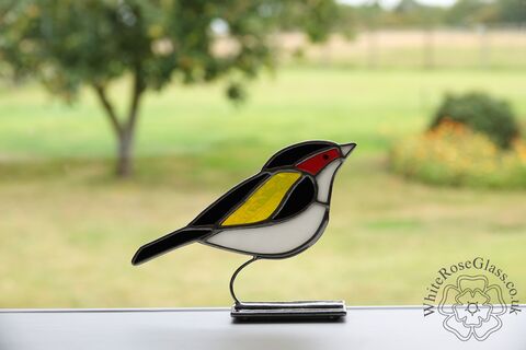 Freestanding,Goldfinch,Suncatcher, Gift, Home Decoration, British Birds, Goldfinch