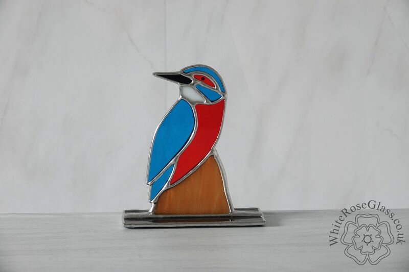 Large Freestanding Kingfisher On Post - product image  