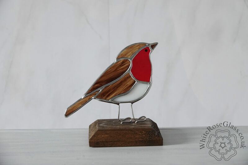 Robin Suncatcher on Wood - product image  