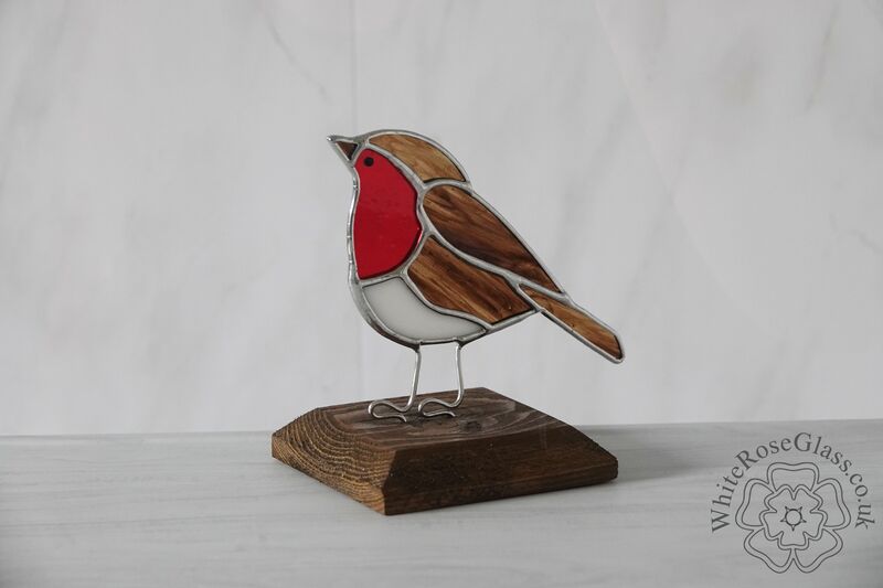 Robin Suncatcher on Wood - product image  