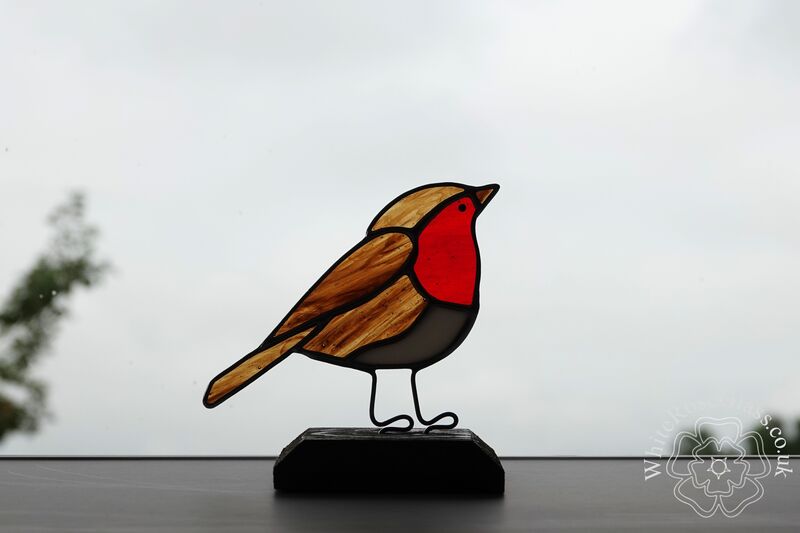 Robin Suncatcher on Wood - product image  
