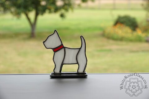Freestanding,Westie,Puppy,Dog,Suncatcher, Gift, Home Decoration, Dogs, Puppy, Westie