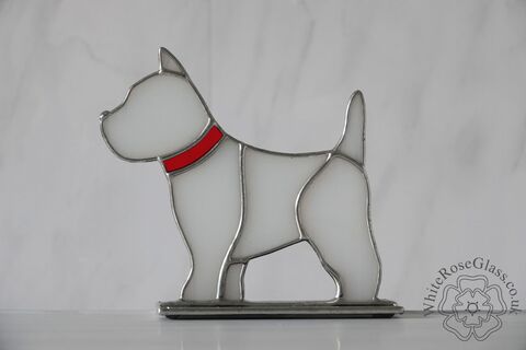 Freestanding,Westie,Puppy,Dog,Large,Suncatcher, Gift, Home Decoration, Dogs, Puppy, Westie