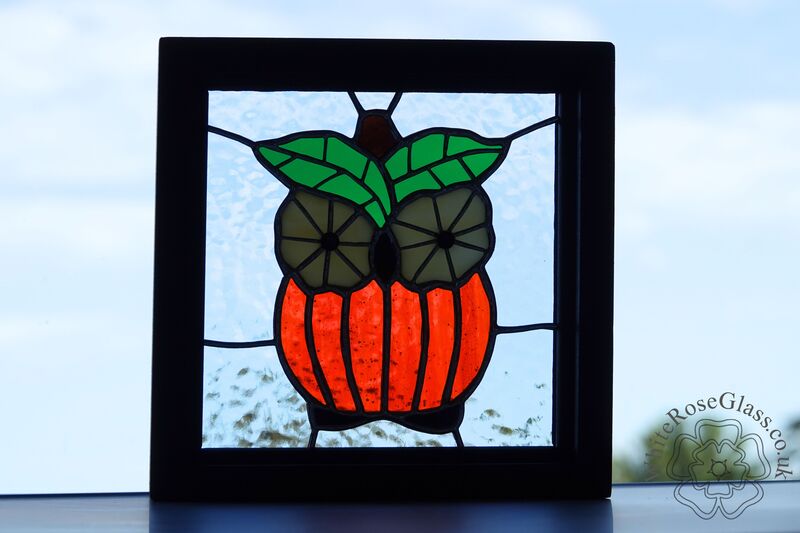 Pumpkin Owl Small Wood Framed - product image  