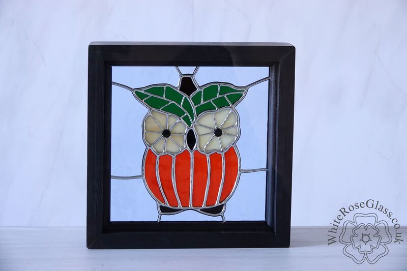Pumpkin Owl Small Wood Framed - product image  