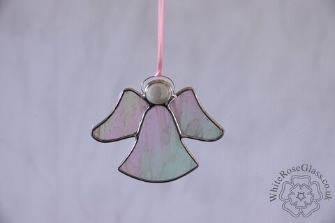 Angel,Pearl,White,Suncatcher, Gift, Home Decoration, Angel