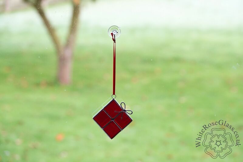 Christmas Present Suncatcher - Red - product image  