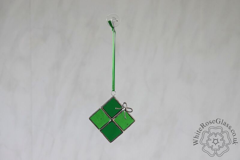 Christmas Present Suncatcher - Green - product image  