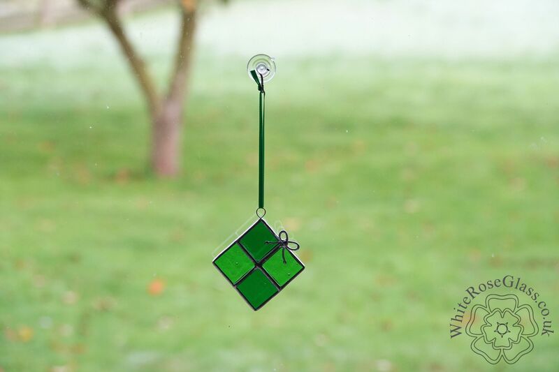 Christmas Present Suncatcher - Green - product image  