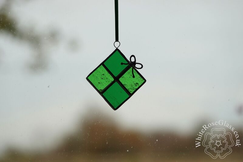 Christmas Present Suncatcher - Green - product image  