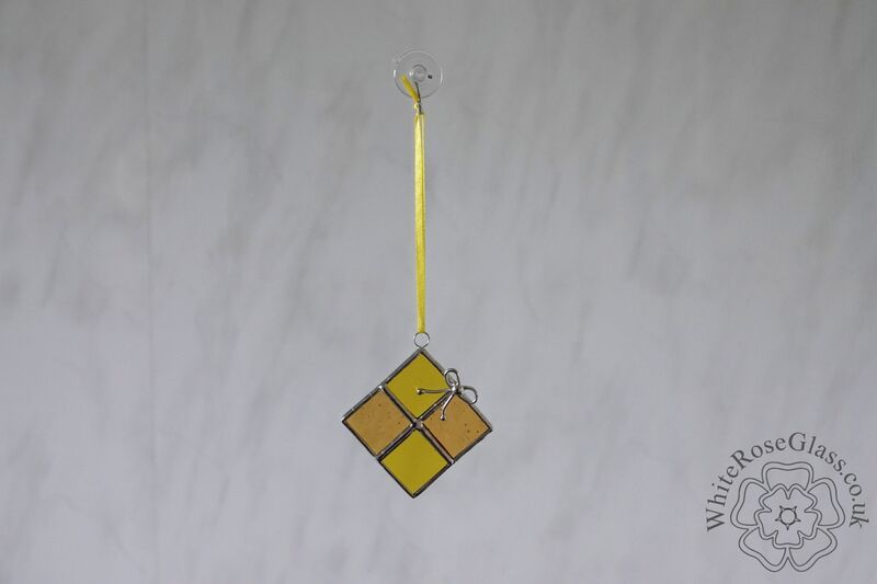 Christmas Present Suncatcher - Yellow  - product image  