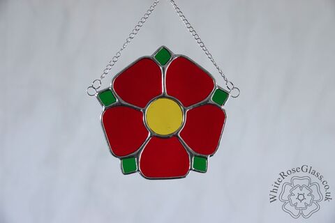 Red,Rose,Small,Hanger,Suncatcher, Gift, Home Decoration, Red Rose, Lancashire