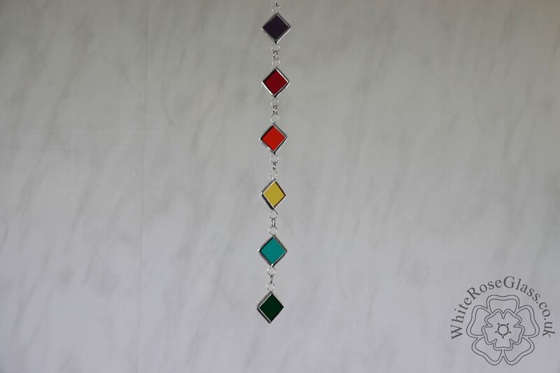 Diamond Hanging Suncatcher - Small Rainbow - product image  