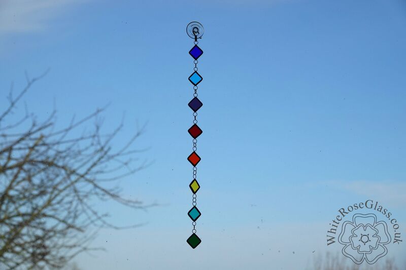Diamond Hanging Suncatcher - Small Rainbow - product image  