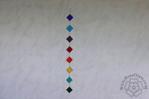 Diamond,Hanging,Suncatcher,-,Large,Rainbow, Gift, Home Decoration, Rainbow, Bunting, Diamond
